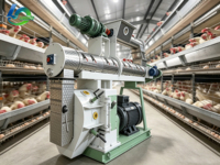 Granulateur de granulés d'aliments à haute capacité de production LUODATE 10-25TPH |   Granulés Palatables Uniformes pour Volailles/Animaux d'Élevage