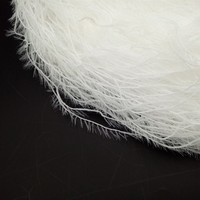Hochwertige 100% Nylon 4 cm Fancy Nerz Garn Wollgarn gefärbte Häkel arbeit für Flachs trick maschine für Hunde wimpern