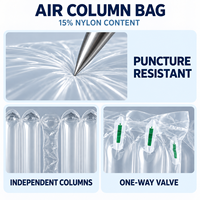 Matériel de protection anti-chute et amortissant, sac gonflable en colonne d'air recyclable pour ordinateur portable, emballage pour produits électroniques