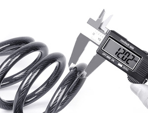 Candado de Cable de Acero Multifuncional Antirrobo, Portátil, Impermeable y Resistente para <span class=keywords><strong>Bicicleta</strong></span>/Motocicleta/Scooter, Modelo 2026 - Product Image 2