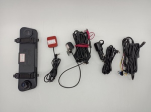 Grabadora multimedia <span class=keywords><strong>de</strong></span> 10 pulgadas, 2 cámaras, monitoreo <span class=keywords><strong>de</strong></span> punto ciego, módulo GPS, espejo retrovisor para coche con clip - Product Image 6