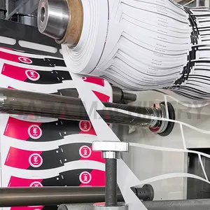 Flexo unbedruckt Kaffee Fächer Papier Tasse Gestanzte und Druckmaschine