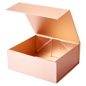Cajas de Regalo Rosadas Brillantes de Lujo, Biodegradables, con Cierre Magnético para un Empaque Elegante - Product Image 1
