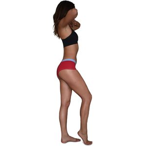 Paquete de 10 Pantys Tipo Boyshort para Mujer, Cintura Media, 100% Algodón, Transpirables, Estilo Hipster - Product Image 4