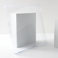 Boîte de rangement transparente en plastique PET PVC pliable pour outils et produits ménagers avec logo personnalisé
