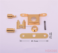 Accessoires pour boîtes en stock, 40 x 8 mm, serrure dissimulée en métal de haute qualité, 7 pièces, pour boîtes en bois