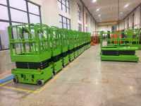 300kg 3,9m Mini Elektrische Hydraulische Scherenhebebühne Tragbare Mobile Arbeitsbühne Kleine Hebevorrichtung