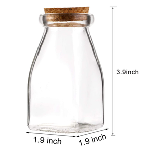 <span class=keywords><strong>Mini</strong></span> 3.4oz /100ml Clair <span class=keywords><strong>Vide</strong></span> Carré Yaourt Pudding & Gâteau Bocaux En Verre <span class=keywords><strong>Miel</strong></span> <span class=keywords><strong>Pot</strong></span> Stockage Alimentaire Récipient En Verre avec Liège - Product Image 6