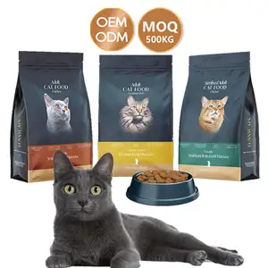 Factory Sale Pet Food Cat Treats Wholesale Bulk Dry Cat Food Fresh Salmon and Chicken Fruit and Vegetables Organic Food