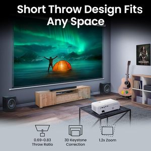 โปรเจคเตอร์ <span class=keywords><strong>BenQ</strong></span> TK710STi 4K HDR เลเซอร์ 3200 ลูเมนส์ สำหรับดูหนังและเล่นเกม ระยะฉายสั้น รับประกัน 30 วัน |   แอนดรอยด์ ทีวี เน็ตฟลิกซ์ โครมแคสท์ - Product Image 6