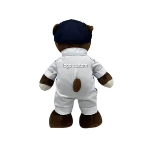 Factory Wholesale Lovely Teddy Bear Plush Animal Toy Doll Custom Car Gift Brown Plush Bear Toy