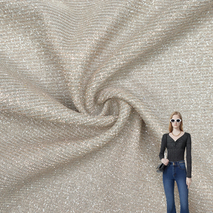 Vải Và Dệt May Thời Trang Phong Cách Đầy Màu Sắc Long Lanh Lưới 100 Polyester Lá Dệt Kim Vải Cho Váy - Product Image 1