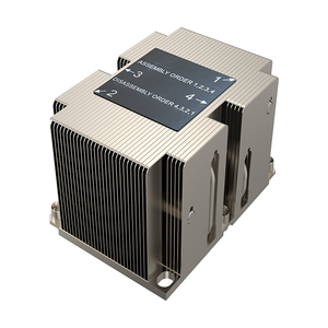 SNK-P0048PS LGA 3647 Dissipateur thermique passif 2U pour processeur, 205W, pour serveurs de la série X11 <span class=keywords><strong>Purley</strong></span> Platform 2U et supérieurs - Product Image 2