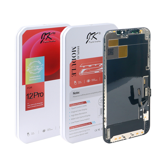 JK LCD for iPhone 12 12 Pro Mobile Phone Screen Assembly OLED Incell Touch Screen Mobilr Replacement Tools