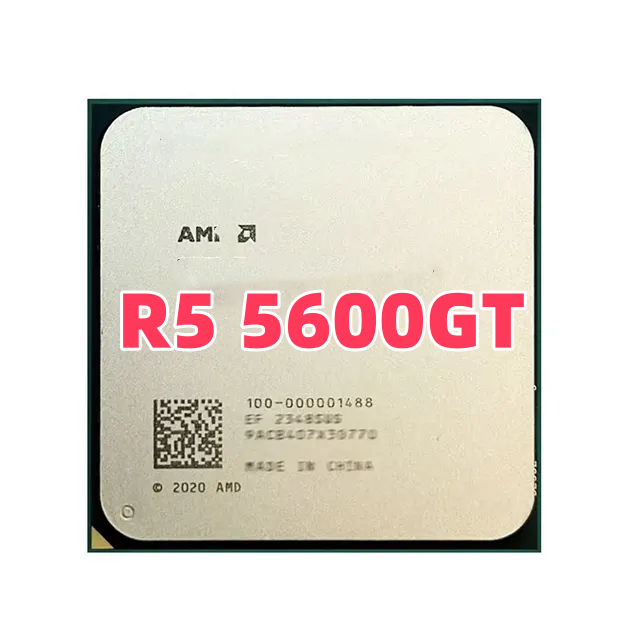 Computer Desktop a MD AM4 CPU Processor R5 5600GT Tray 3.6GHz 16MB