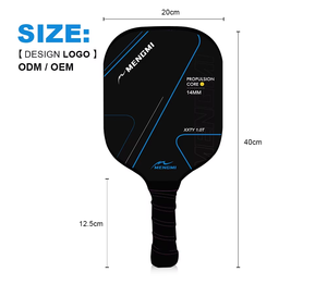 Racchetta da Pickleball Personalizzata OEM ODM con Logo, Nucleo a Nido d'Ape, Termoformata, per Competizione, in Fibra di Carbonio T700, per Allenamento - Product Image 3