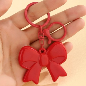 Korean Acrylic Candy Color <b>Bow</b> Keychain Cute Solid Color <b>Bow</b> Bag Charm Fashion Key Pendant for Car Backpack Women Girls <b>Gift</b> - Product Image 3