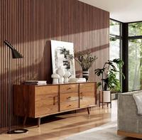 Panneaux muraux en WPC, composite bois-plastique de qualité supérieure, imperméables, résistants au feu, faciles à installer, décoration murale moderne pour salle de bain