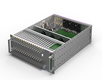 Amplificateur de puissance RF RDEKONO, amplificateur de liaison fibre optique, taille personnalisée, perforé, 19 pouces, enceinte argentée