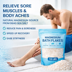 Flocons <span class=keywords><strong>de</strong></span> <span class=keywords><strong>magnésium</strong></span> pour le bain 10 LBS |   <span class=keywords><strong>Sel</strong></span> <span class=keywords><strong>d</strong></span>'<span class=keywords><strong>Epsom</strong></span> et sels <span class=keywords><strong>de</strong></span> la Mer Morte pour bains relaxants |   Relaxation musculaire et soulagement du stress - Product Image 5
