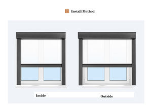 Stardeco خارج PVC يندبروف للماء الظل بمحركات الرأسي الباب حديقة الظل مصراع سستة في الهواء الطلق الحاجب اللفاف - Product Image 6