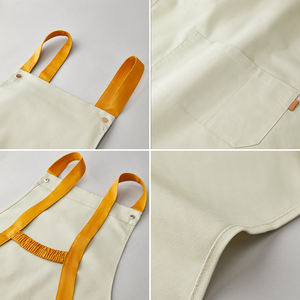 Produttore personalizzato grembiule Hotpot ristorante lavoro cucina bavaglino Logo stampato grembiule Catering - Product Image 2