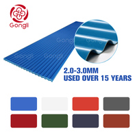Tuiles et feuilles de toiture en PVC légères et modernes, imperméables, forme trapézoïdale, marque Gongli, garantie de plus de 5 ans, fournisseurs Muscat Oman