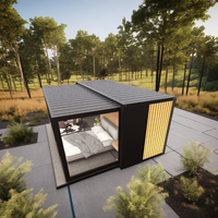 Maison conteneur entièrement meublée de 40 pieds, style moderne, maison conteneur préfabriquée