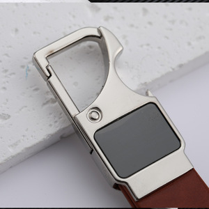 Bán buôn biểu tượng tùy chỉnh bia mở chai <span class=keywords><strong>Keychain</strong></span> trống PU da kim loại <span class=keywords><strong>Keychain</strong></span> <span class=keywords><strong>Keyring</strong></span> - Product Image 3