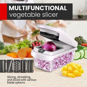 15pcs in 1 Multi-functional Fruit & <b>Vegetable</b> Tools Manual Onion Slicer Veggie Slicer Food & <b>Vegetable</b> <b>Chopper</b> - Product Image 2