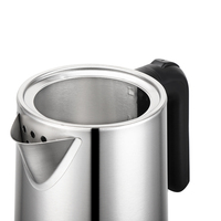 Bouilloire à thé turque intelligente en acier inoxydable, bouilloire électrique portable à température contrôlée, samovar, théière à double chauffage