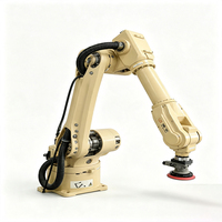 Brazo Robótico de Pulido Colaborativo, Robot Ligero Automático para Pulir y Desbarbar Accesorios Pequeños de Ferretería