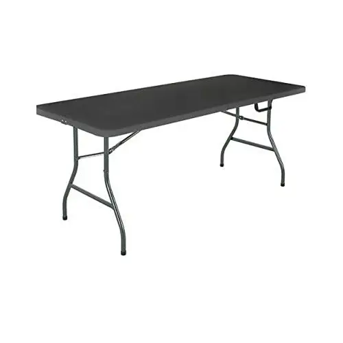 الدعائم الأساسية 6 "Centerfold طاولة قابلة للطي ، الأبيض أو الأسود (أسود)