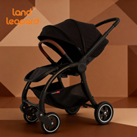 Poussette de luxe pour nouveau-né de haute qualité, 3 en 1, pliable, portable, vente en gros
