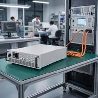 Simulador de Baterías de Alto Voltaje Regenerativo 750V 20kW Fuente de Alimentación CC Estación de Carga EV Validación de Sistemas de Aviónica Rack 3U