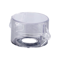 Cache-bouton d'arrêt d'urgence 22-30 mm en PC transparent, protection de sécurité verrouillable anti-manipulation pour interrupteur à bouton-poussoir