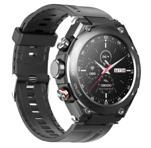Multifunzione Business Sport 2 In 1 Smart Watch T92 con auricolari lettore Mp3 monitoraggio della temperatura corporea braccialetto Fitness