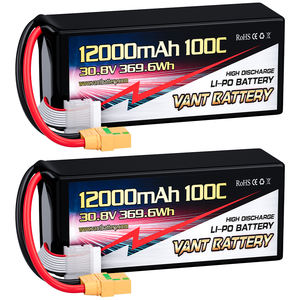반트 FPV 드론 배터리 12000mAh 30.8V 100C 8S HV 리포 배터리 팩, FPV <span class=keywords><strong>RC</strong></span> UAV 및 차량용 빠른 배송 리포 배터리 팩 - Product Image 2