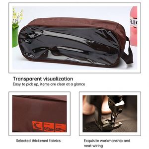 Sac de voyage personnalisé en tissu Oxford 600D pour chaussures, organiseur de chaussures de sport à fermeture éclair, sac de rangement décontracté pour chaussures - Product Image 4