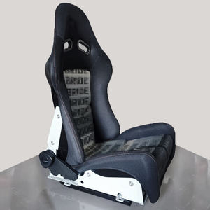 GO12 Asientos Universales de Carreras Tipo Baquet para Simulador de Fibra de Vidrio en Piel de PVC con Brillantina para Vehículo Deportivo Modificado con Deslizador - Product Image 5