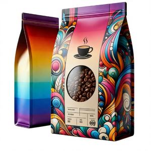 Bolsa con Cierre de Válvula Unidireccional Personalizada de 250g, Impresa en Tamaños de 5kg, 12oz y 25kg para Envasado de Granos de Café, Té, Dulces y Productos Alimenticios - Product Image 1