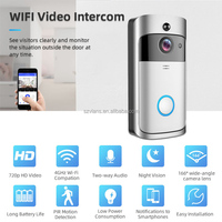 Interphone vidéo intelligent WiFi TUYA avec sonnette et caméra de contrôle d'accès à la porte