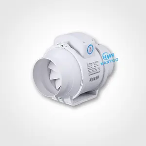 Özel Logo marka 6 8 10 inç karışık akış Inline kanal fanı hava aspiratör düşük gürültü büyümek çadır topraksız karma akış kanal Fan