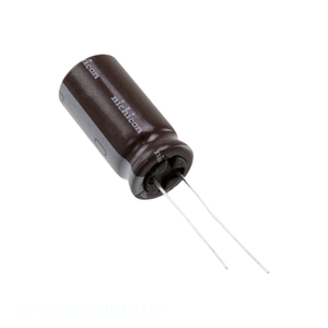 Condensateur original 10 uF traversant, en aluminium, 10UF 20% 400V RADIAL TH UPS2G100MHD1TO - Product Image 1