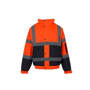 Wholesale Custom <strong>High</strong> <strong>Visibility</strong> Coverall Hi Vis Workwear Work Coat Safety Reflective <strong>Softshell</strong> Work <strong>Jackets</strong> - Product Image 1
