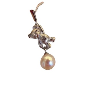 Colgante de Plata S925 con Cuentas Redondas de 9-12 mm, Accesorios de Perlas para DIY, Colgante de Jade Vacío para Collar, 30936 - Product Image 3