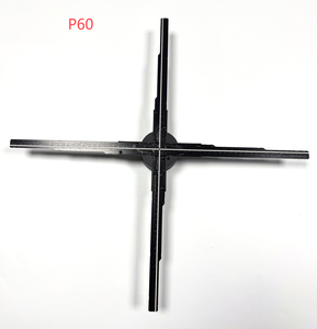 โปรเจคเตอร์โฮโลแกรม 3 มิติ 4 ใบพัด ขนาด 60 ซม. พร้อมไฟ LED สำหรับแสดงโฆษณาแบบเคลื่อนไหว รองรับ SD การ์ด อุปกรณ์สำหรับงานปาร์ตี้ - Product Image 4