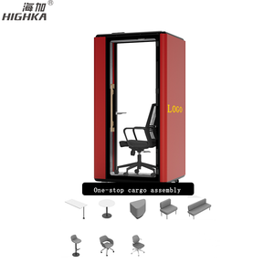 ในร่มห้องรับรองสำนักงา<span class=keywords><strong>น</strong></span>เซลล์บูธ phon ฝักเงี<span class=keywords><strong>ย</strong></span>บพร้อมเฟอร์นิเจอร์และที่<span class=keywords><strong>น</strong></span>ั่ง - Product Image 5
