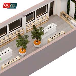 Magasin de téléphonie mobile sur mesure Design de présentoir pour Smartphone Magasin de téléphones portables Affichage de luminaires Vitrine en verre pour téléphones portables - Product Image 3