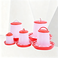 Mangeoire automatique en plastique pour poulets Birdstory JM014 et seau distributeur de nourriture pour volailles
